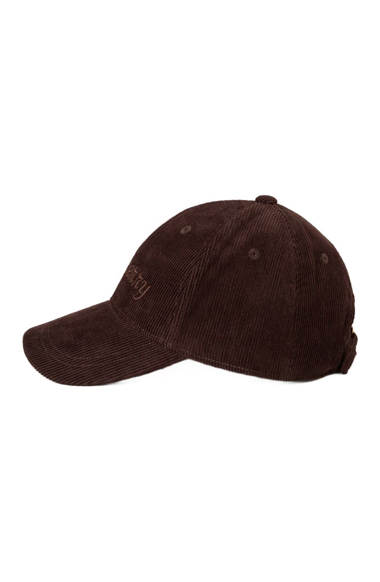 Mulberry Corduroy Baseball Cap, Alternate, color, 