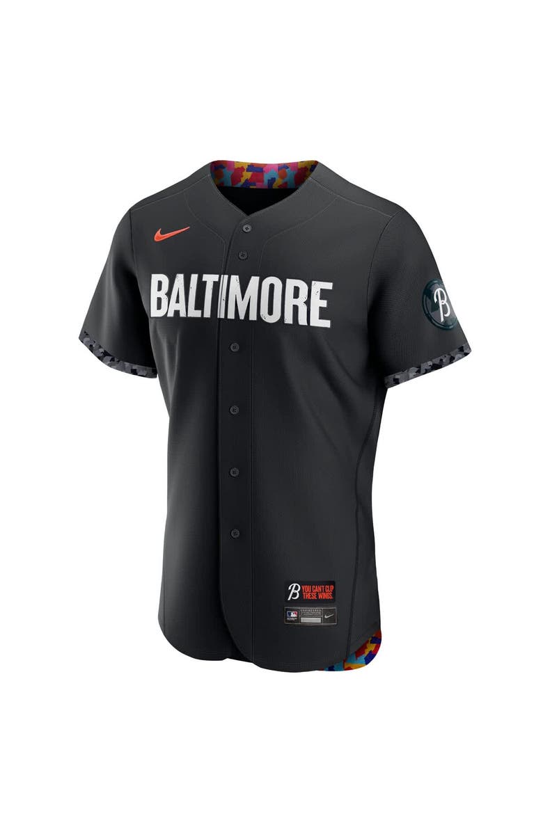 Nike Men's Nike  Black Baltimore Orioles City Connect Authentic Jersey, Alternate, color, Black