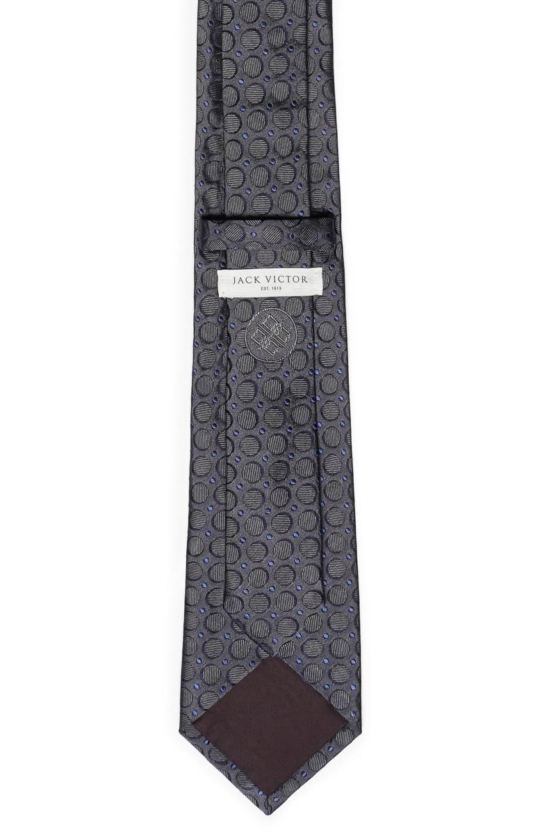 Jack Victor Lorimer Medallion Print Silk Tie, Alternate, color, 