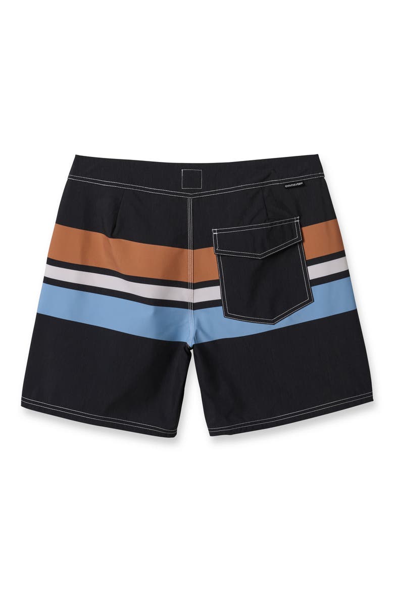 Original Straight Board Shorts, Alternate, color, BLACK