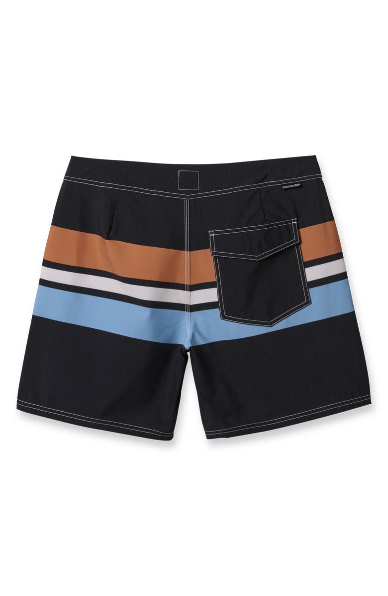 Quiksilver Original Straight Board Shorts, Alternate, color, Black