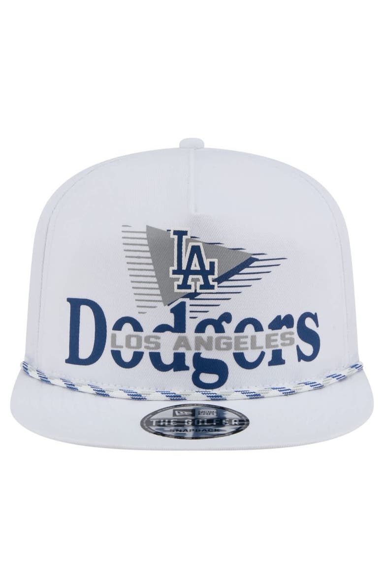 New Era Men's New Era White Los Angeles Dodgers Collide Golfer Snapback Hat, Alternate, color, White