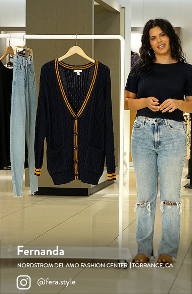Oversize Cable Cardigan, sales video thumbnail