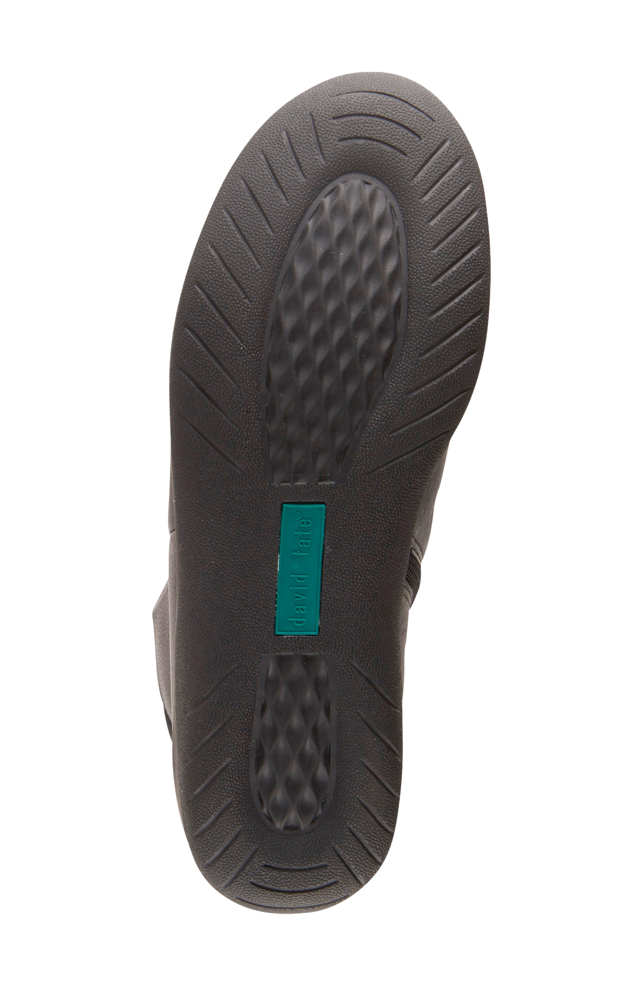 David Tate Sportivo Waterproof Bootie, Alternate, color, Black Mini Pebble