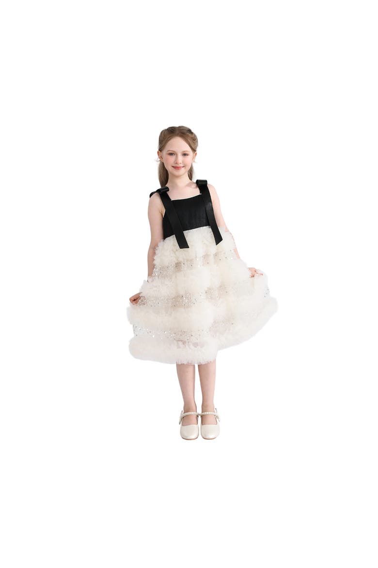 Sophia Party Dress, Alternate, color, Ivory