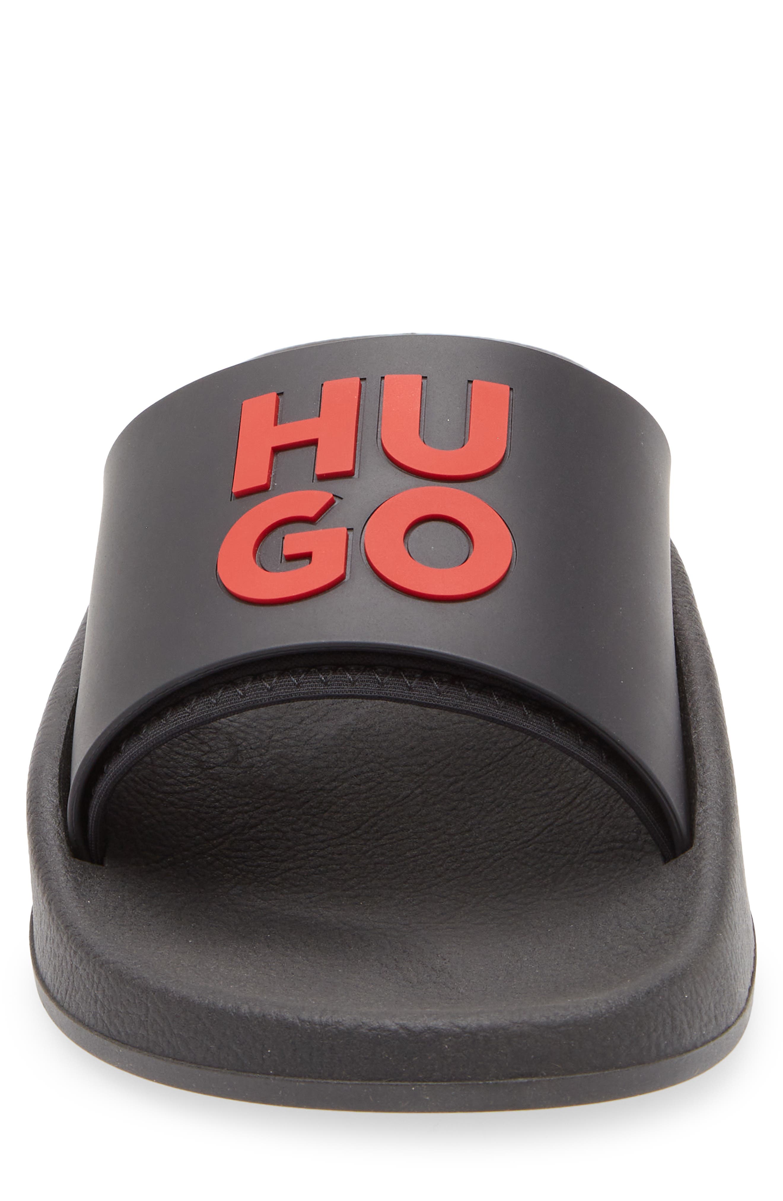 BOSS Logo Waterproof Slide Sandal, Alternate, color, 