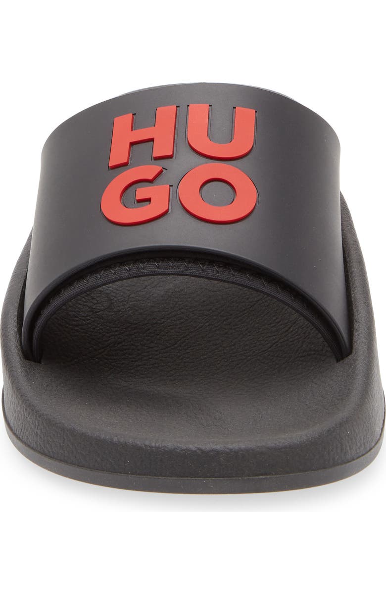 BOSS Logo Waterproof Slide Sandal, Alternate, color,