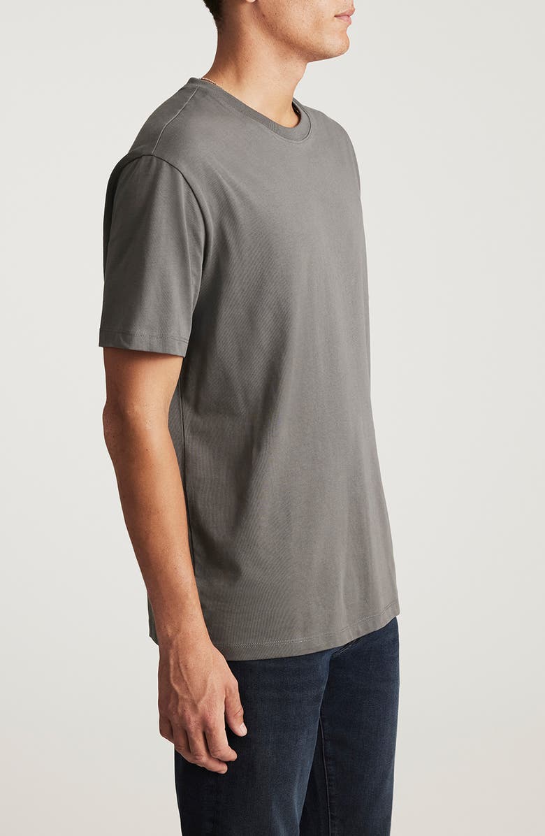 Mavi Jeans Cotton Crewneck T-Shirt, Alternate, color, Lava Smoke Comfort