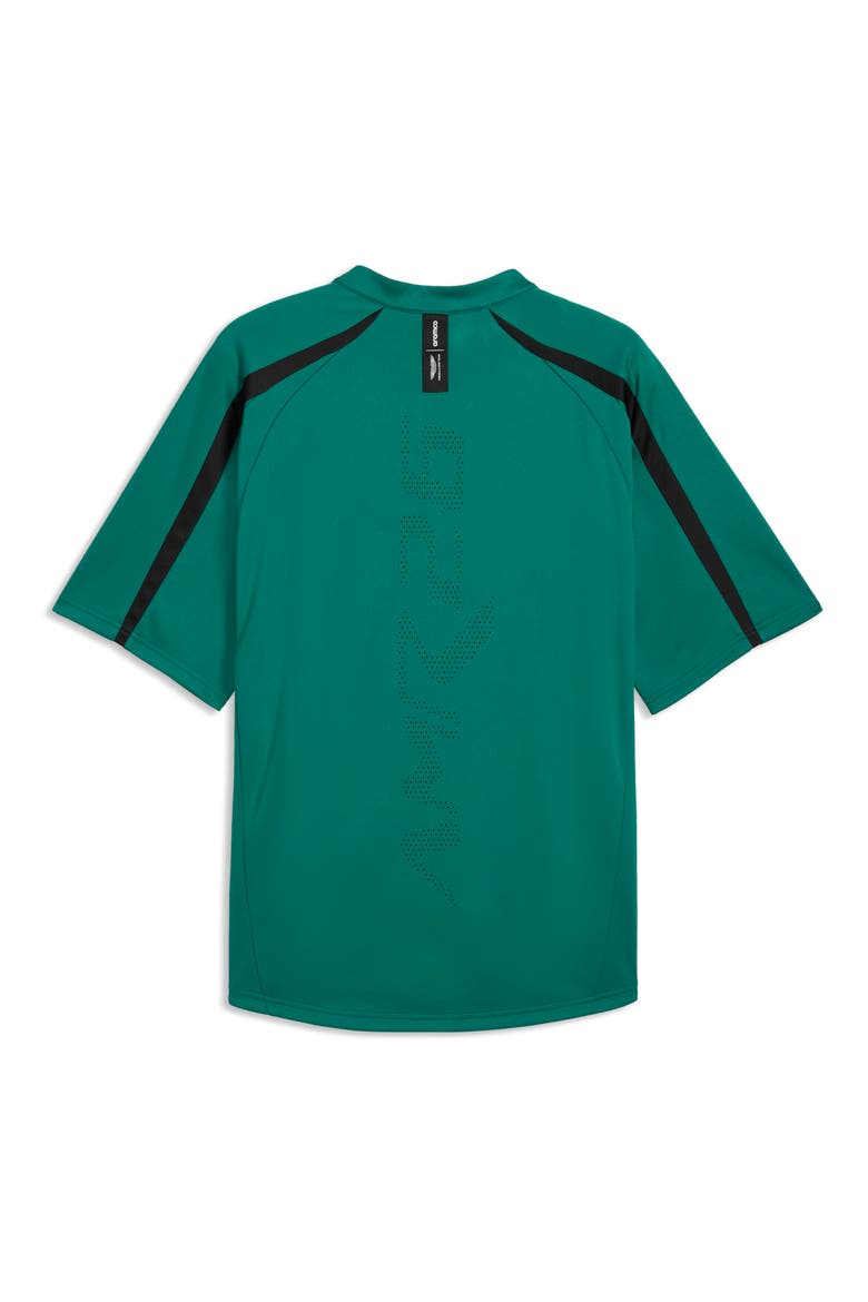 x AMF1 Lifestyle Short Sleeve Quarter Zip Jersey, Alternate, color, GREEN LUX