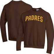Champion Men's Champion Brown San Diego Padres Powerblend Wordmark Sweatshirt