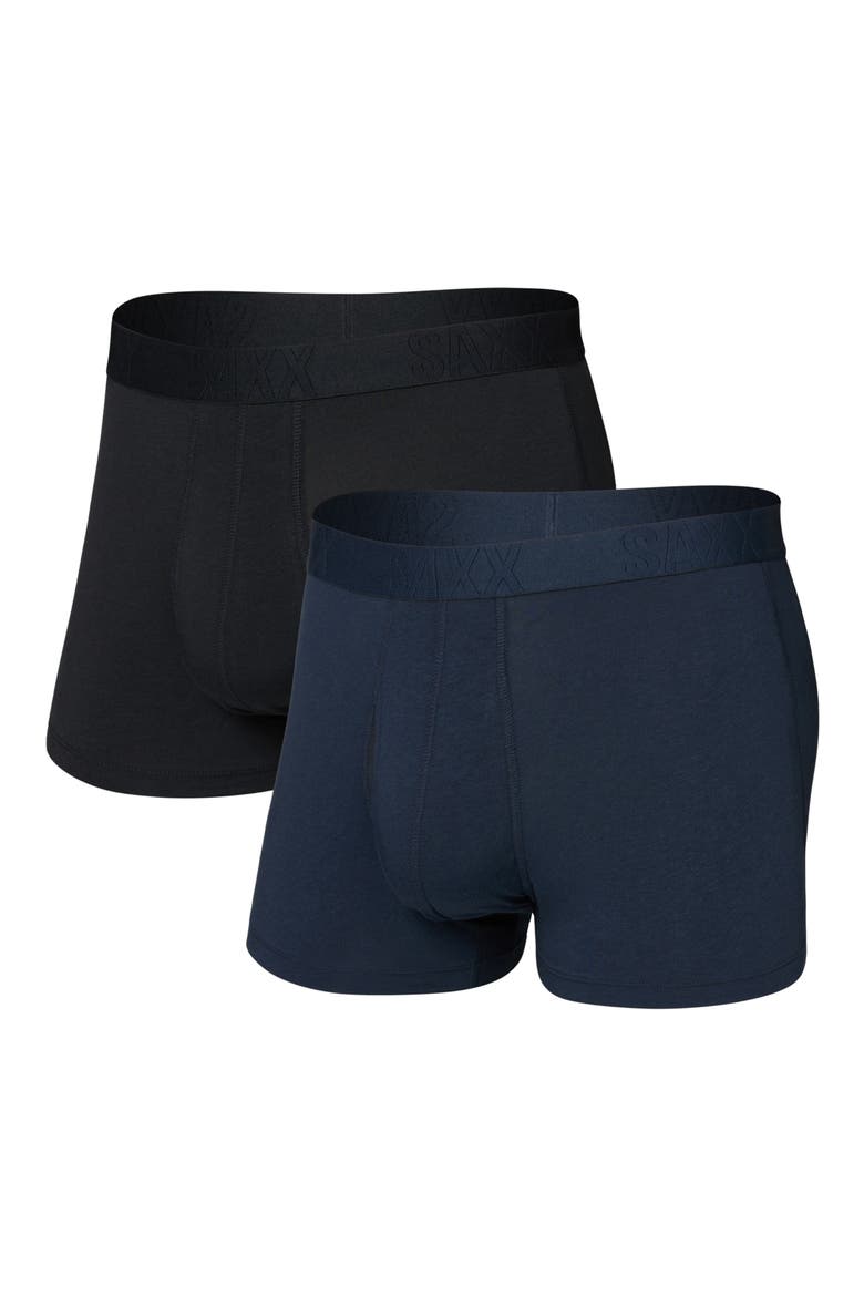 DropTemp™ Assorted 2-Pack Cooling Cotton Boxer Briefs, Alternate, color, DARK INK/ BLACK