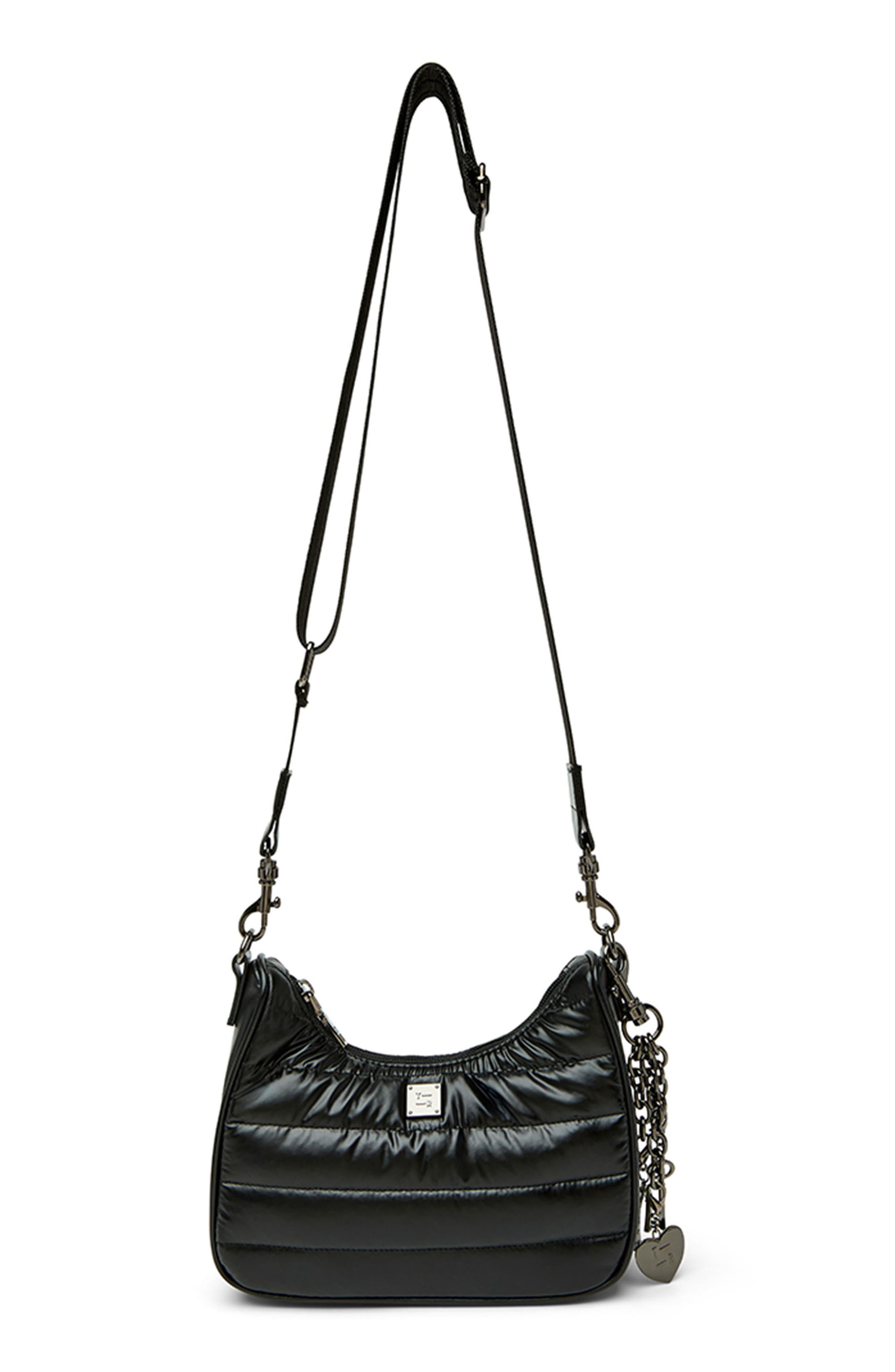 THINK ROYLN Soulmate Quilted Shoulder Bag, Alternate, color, Pearl Black