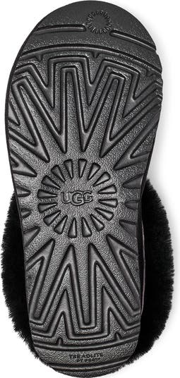 Tazzette Genuine Shearling Collar Slipper