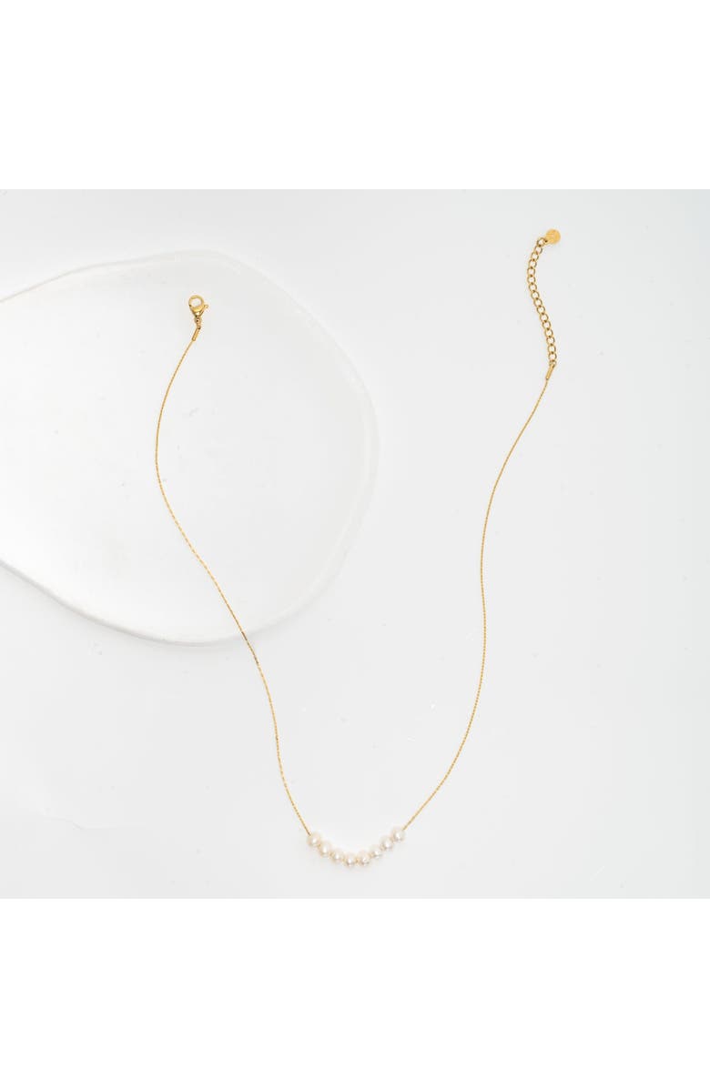 Starfish Project Harmony Pearl Cluster Necklace, Alternate, color, White