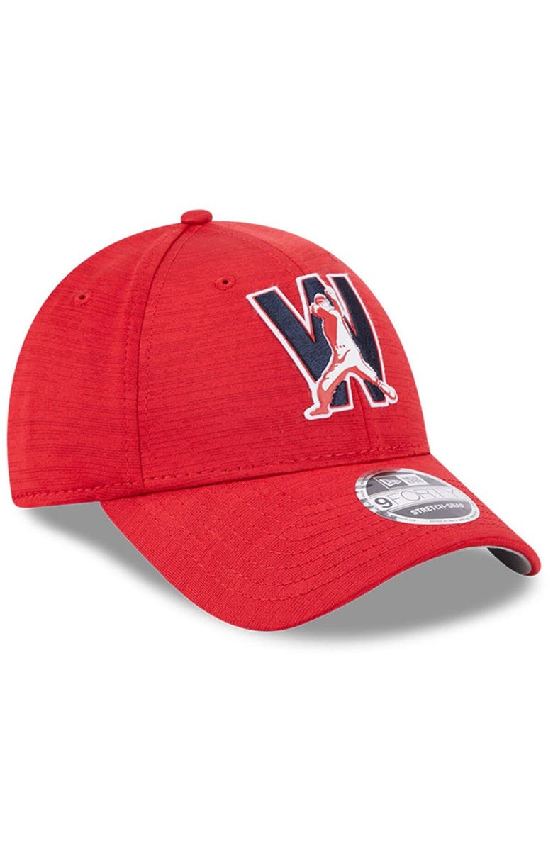 New Era Men's New Era Red Washington Nationals 2023 Clubhouse 9FORTY Snapback Hat, Alternate, color, Red