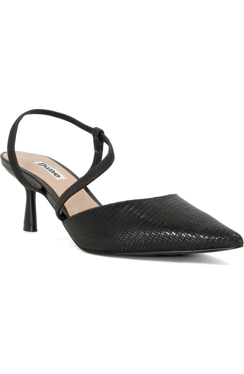 Dune London Citrus Pointed Toe Ankle Strap Pump, Main, color,