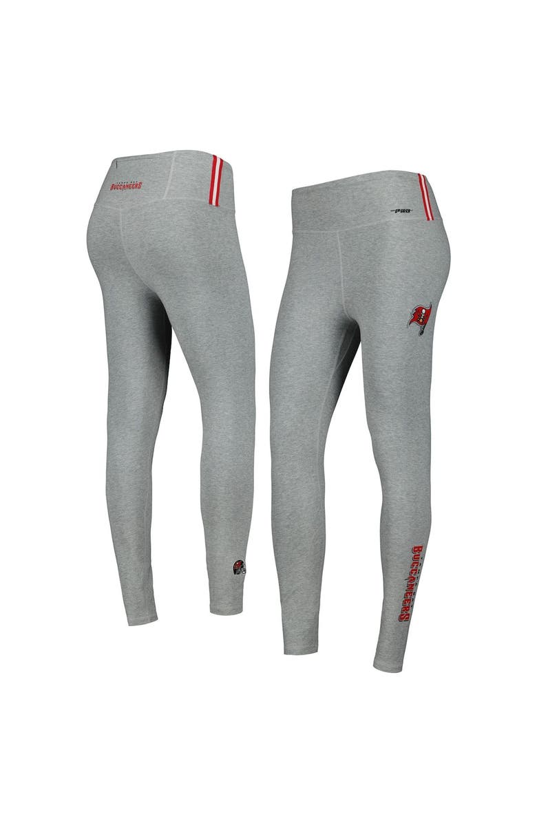 PRO STANDARD Women's Pro Standard Heather Gray Tampa Bay Buccaneers Classic Jersey Leggings, Main, color, Heather Gray