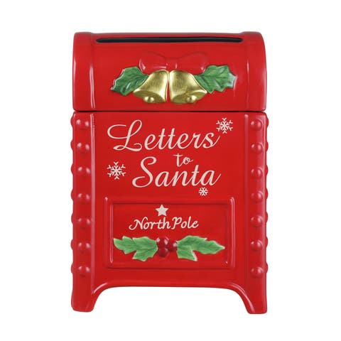 12 in. Mailbox Ceramic Cookie Jar