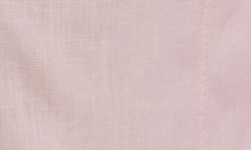 Free People Days End Pull-on Linen Blend Wide Leg Pants In Pink-a-boo