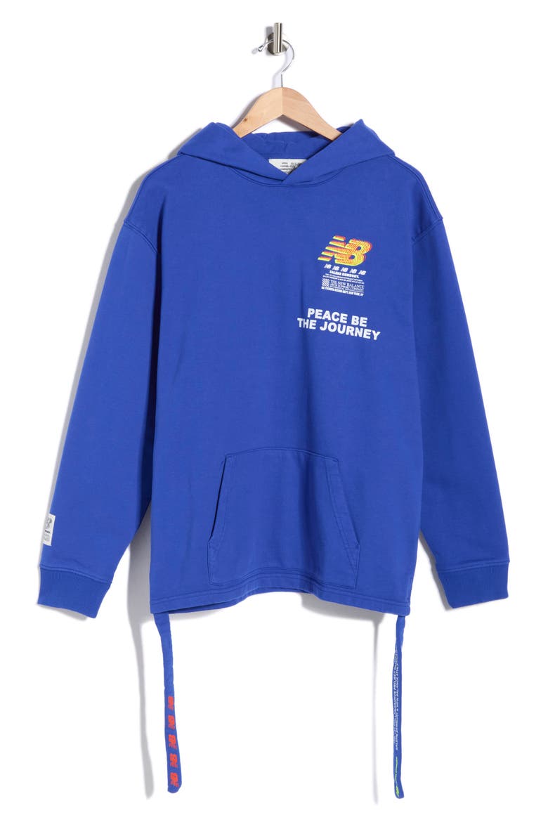 x Salehe Bembury Yurt Logo Graphic Hoodie, Main, color, BLUE