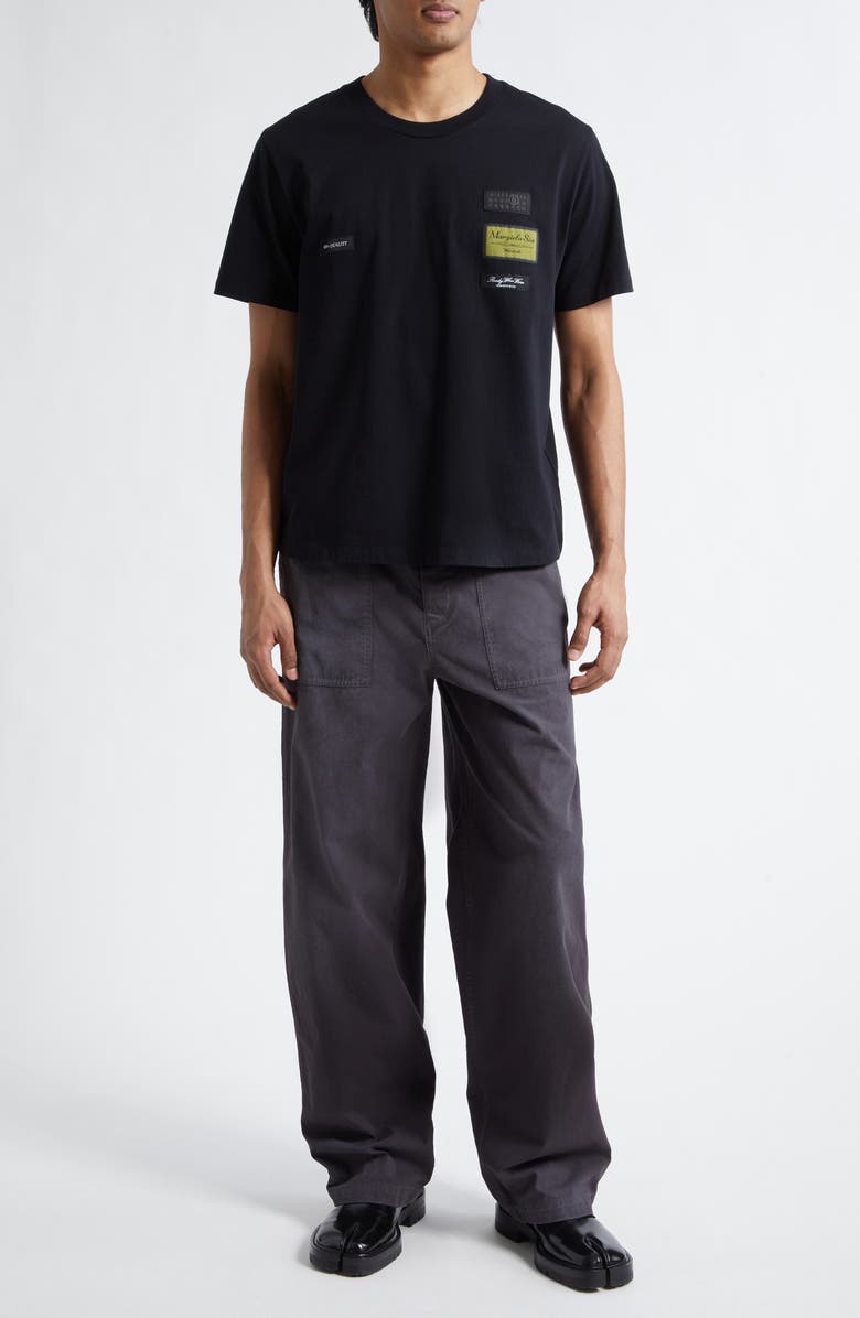 MM6 Maison Margiela Reversed Cotton T-Shirt, Alternate, color, Black