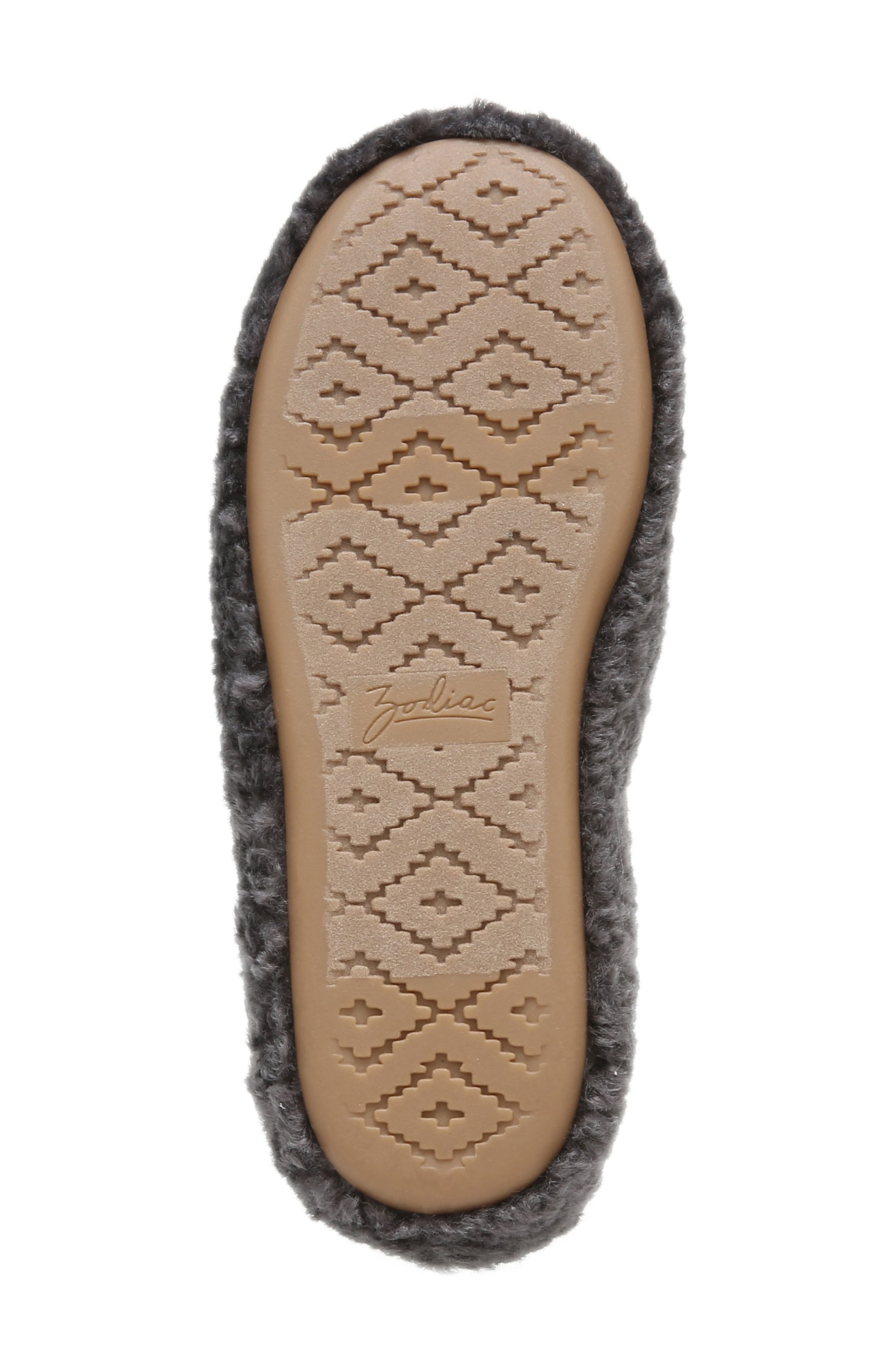 Paloma Faux Shearling Slipper, Alternate, color, SMOKE FAUX FUR