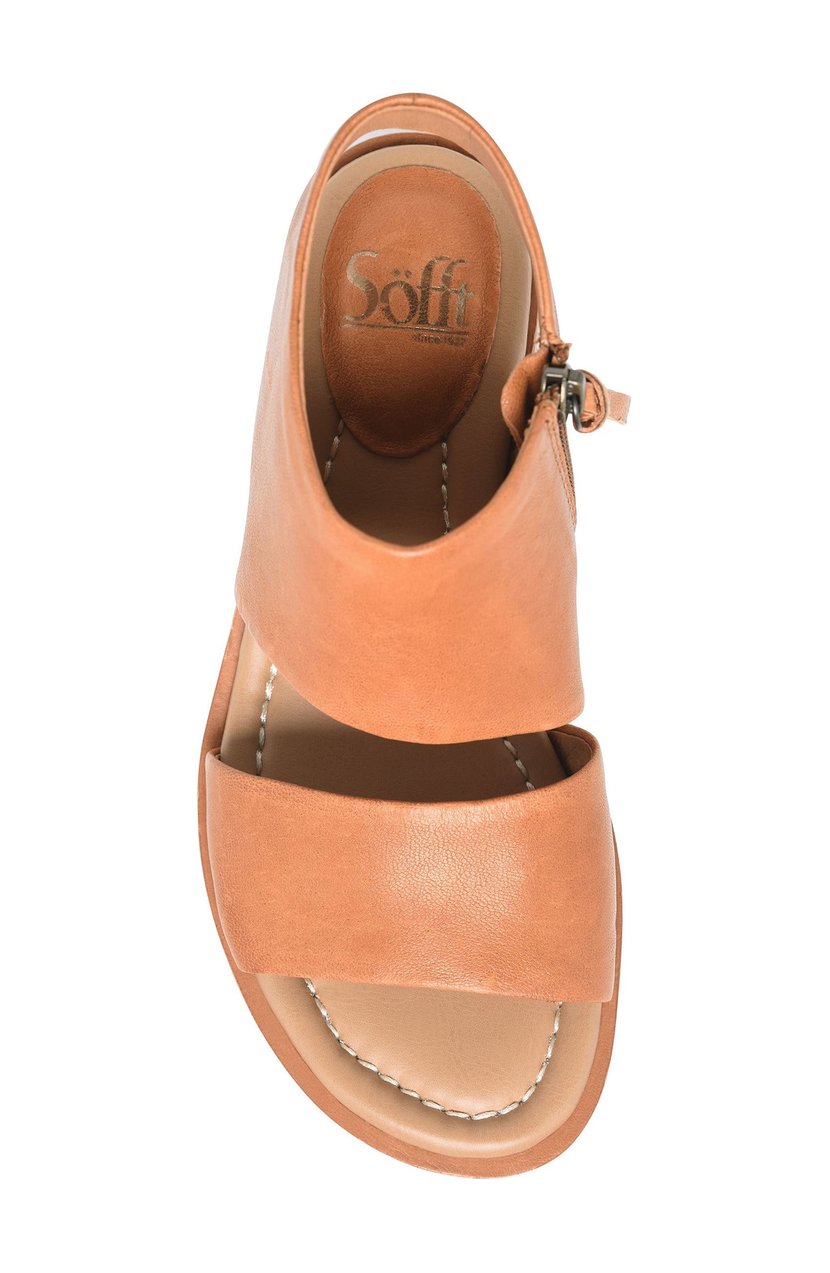 Söfft Felicity Sandal, Alternate, color, Luggage