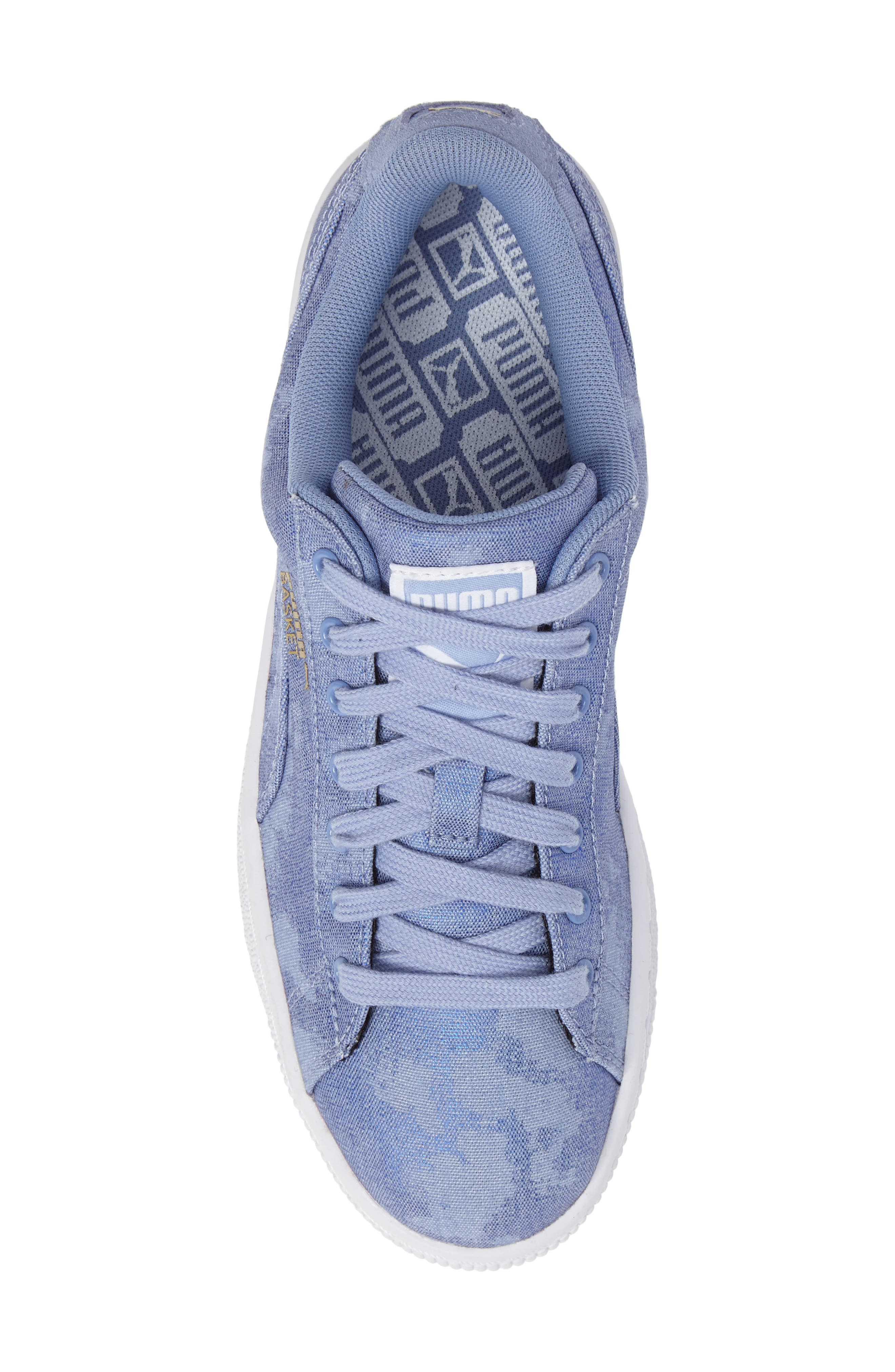 'Basket' Sneaker, Alternate, color, LAVENDAR LUSTRE/ PUMA WHITE