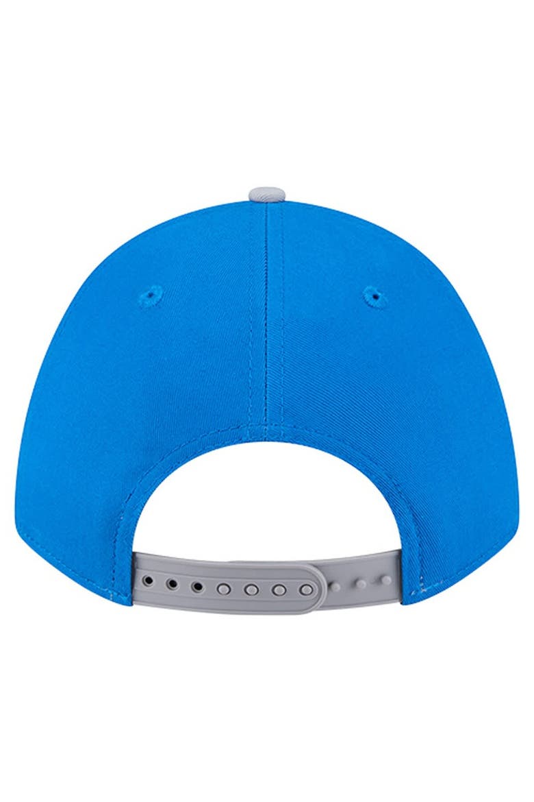 Men's New Era  Blue Detroit Lions Throwback Arch COOLERA 9FORTY A-Frame M-Crown Adjustable Hat, Alternate, color, Blue
