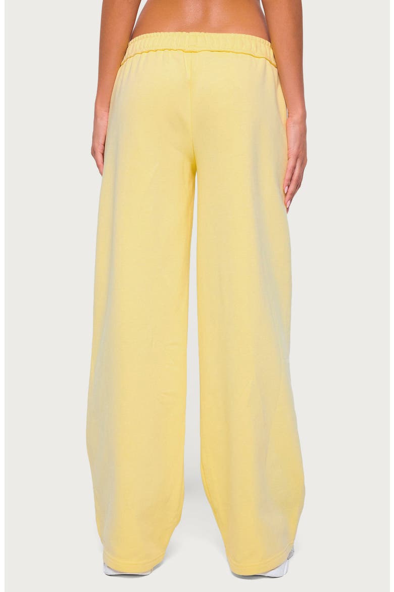 Byrdi Low Rise Wide Leg Sweatpants, Alternate, color, YELLOW