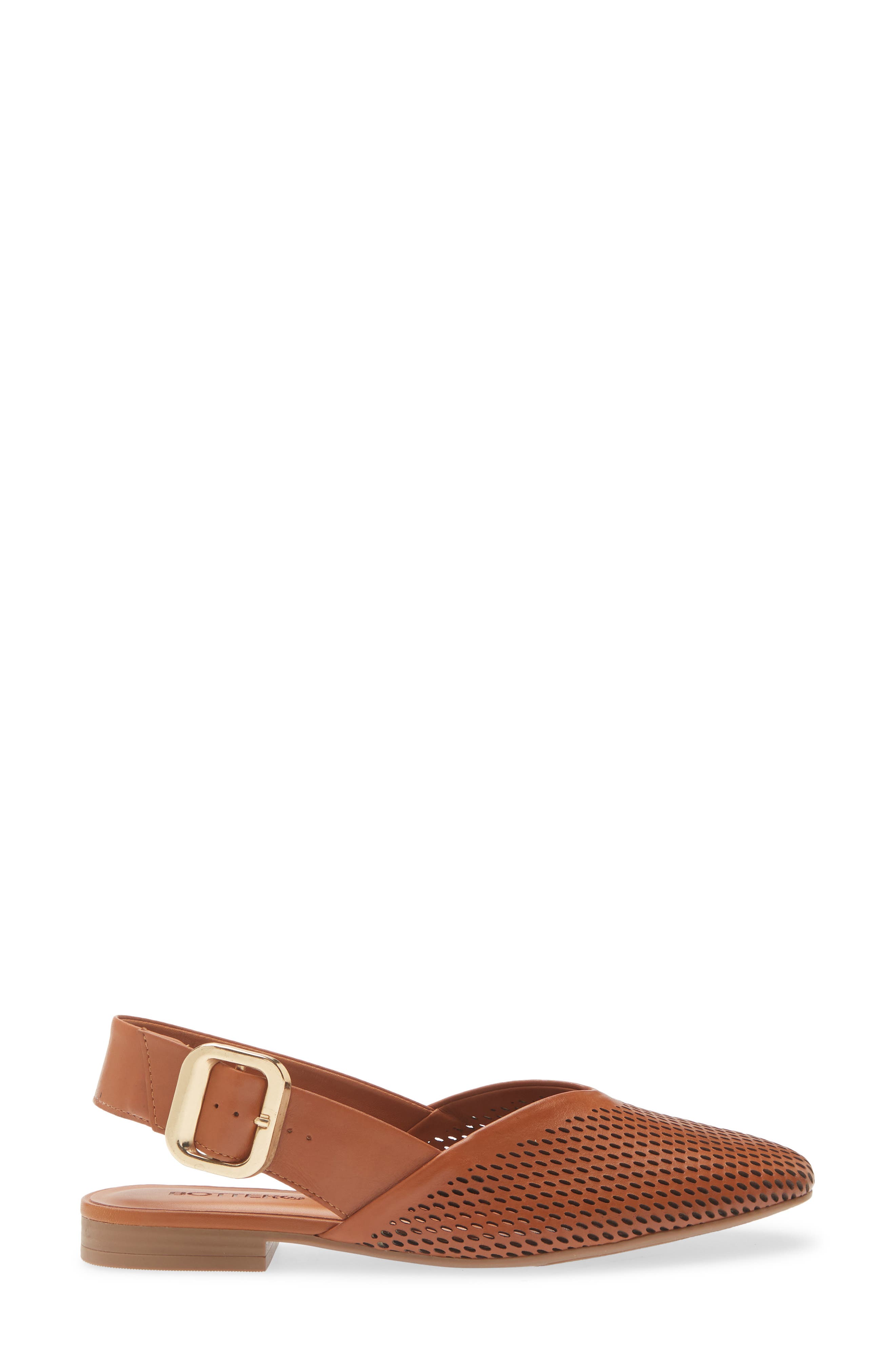 Bottero Belted Slingback Flat, Alternate, color, 