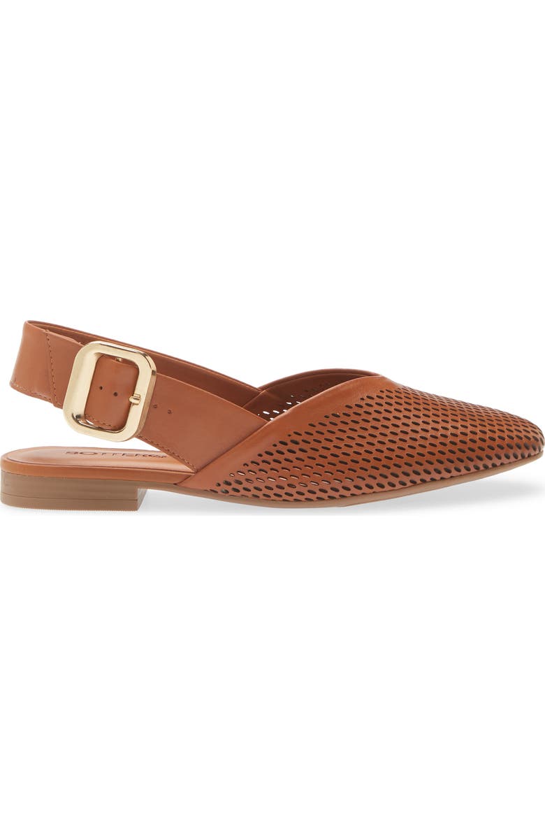 Bottero Belted Slingback Flat, Alternate, color,