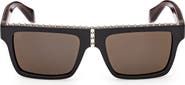Christian Louboutin 56mm Rectangular Sunglasses
