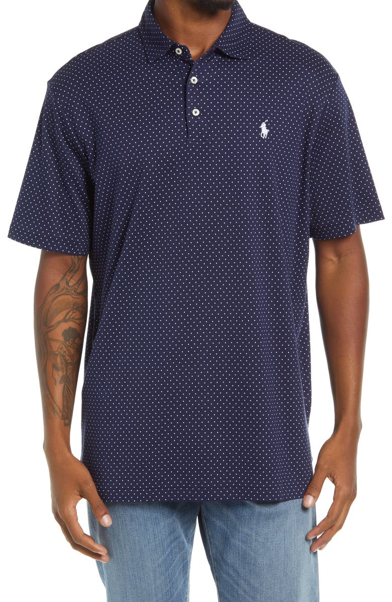 Polo Ralph Lauren Men's Dot Polo Shirt, Main, color, 