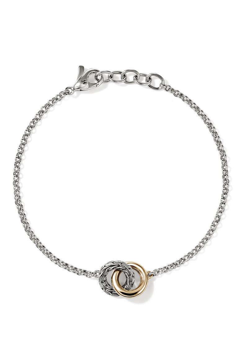 Essentials Linked Bracelet, Main, color, SILVER AND GOLD