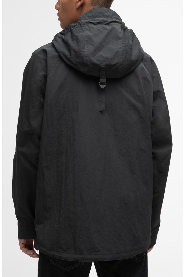Hooded Waterproof Jacket, Alternate, color, BLACK