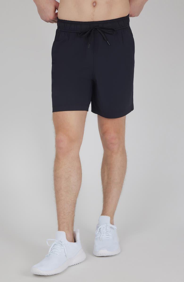 90 DEGREE BY REFLEX Power Piqué Stretch Knit Shorts, Alternate, color,
