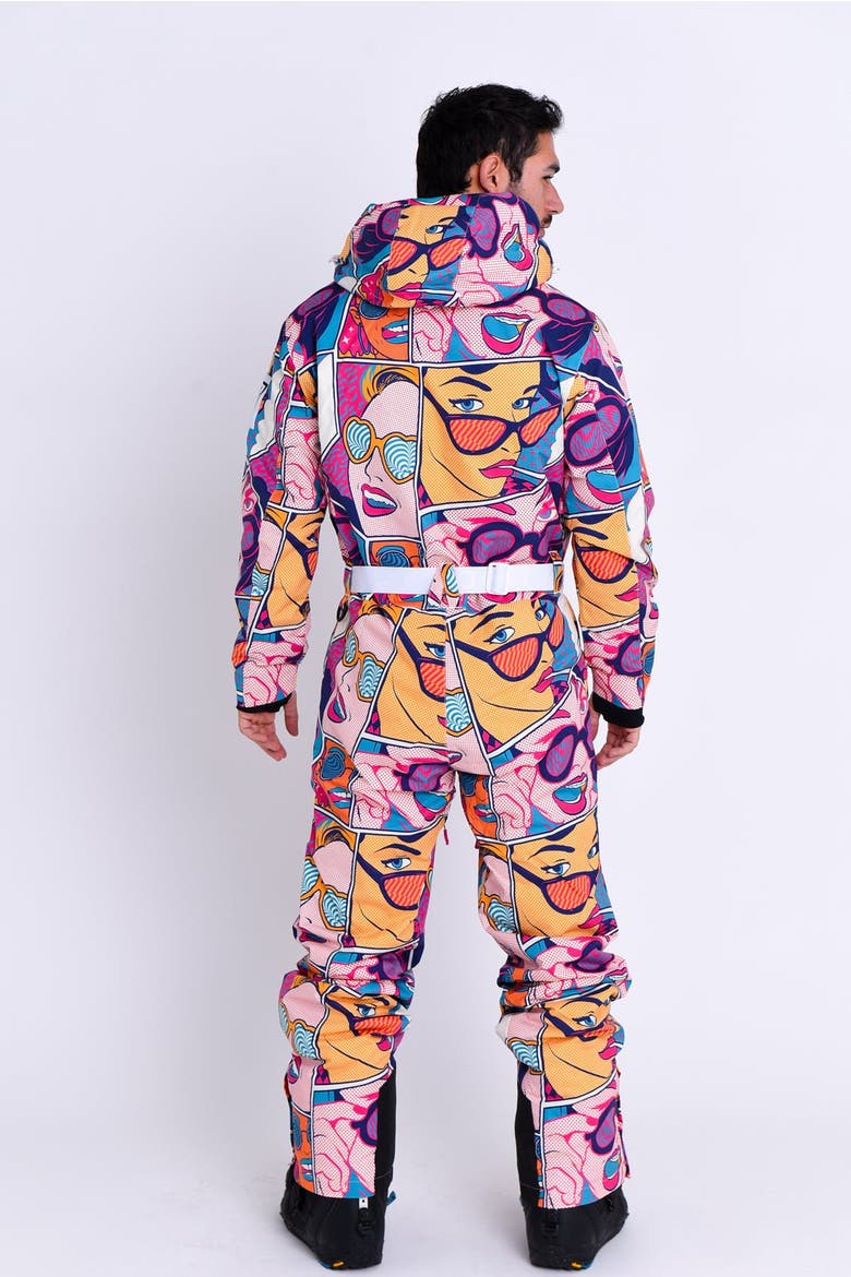 Comic Book Candy Ski Suit - Mens, Alternate, color, multi-colour