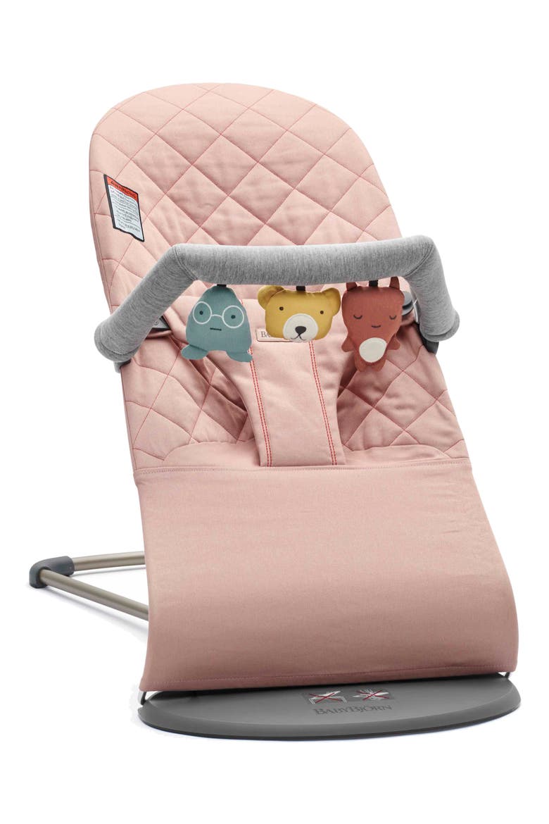Baby Bouncer Soft Friends Toy Bar, Alternate, color, LIGHT GREY