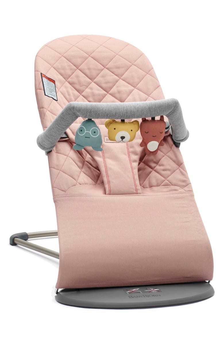 BabyBjörn Baby Bouncer Soft Friends Toy Bar, Alternate, color, Light Grey