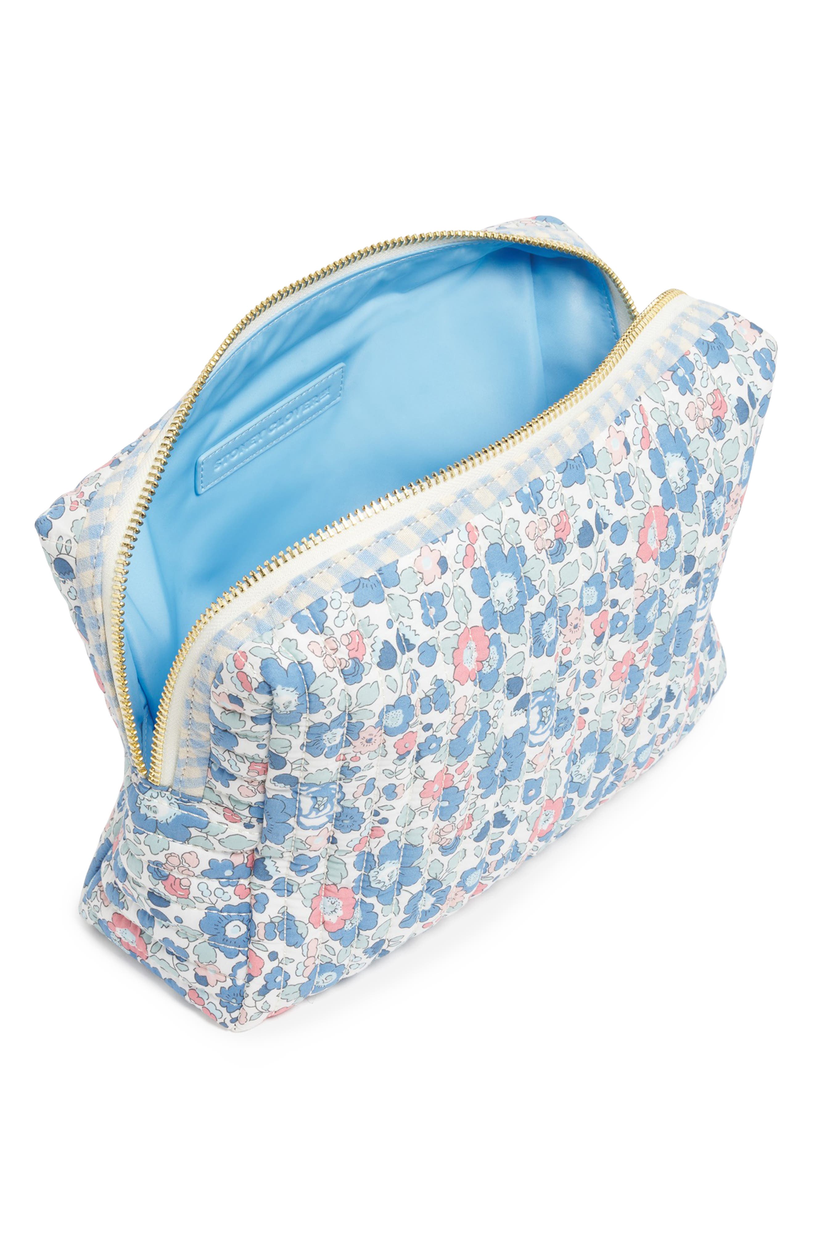 Stoney Clover Lane x Liberty Large Quilted Cotton Pouch, Alternate, color, Betsy