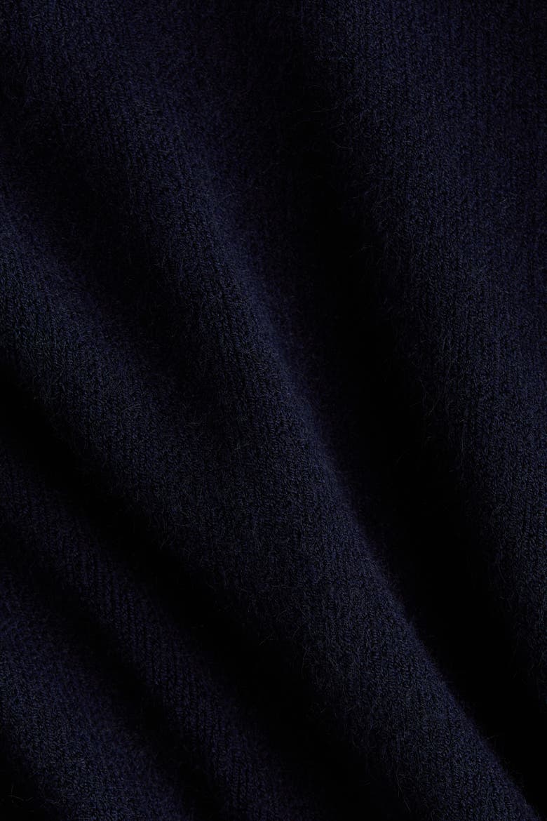 Fine-knit Polo Shirt, Alternate, color, Navy blue