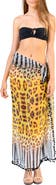 RANEES Animal Print Long Sarong