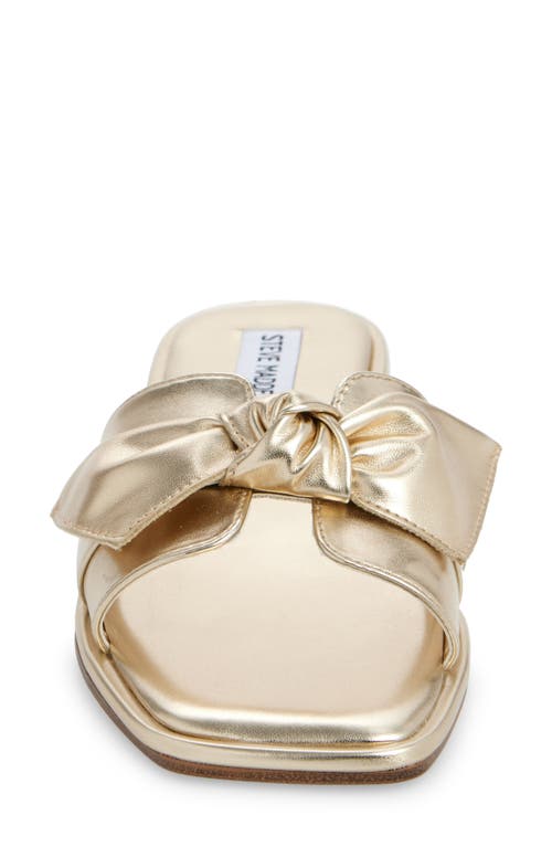 Steve Madden Tatumm Slide Sandal In Gold
