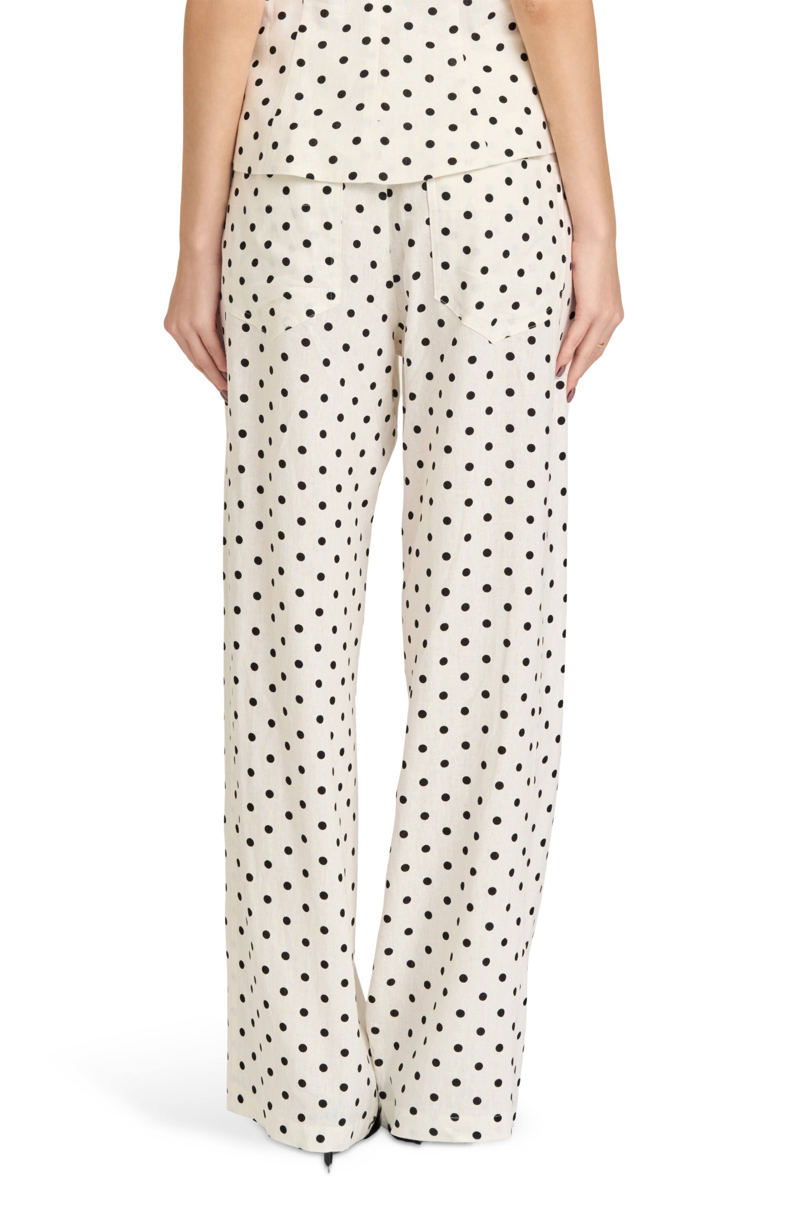 Lilah Polka Dot Wide Leg Pants - image 2