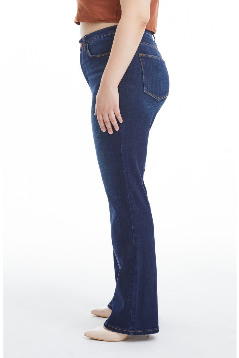 High Waist Flare Jeans, Alternate, color, DARK WASH