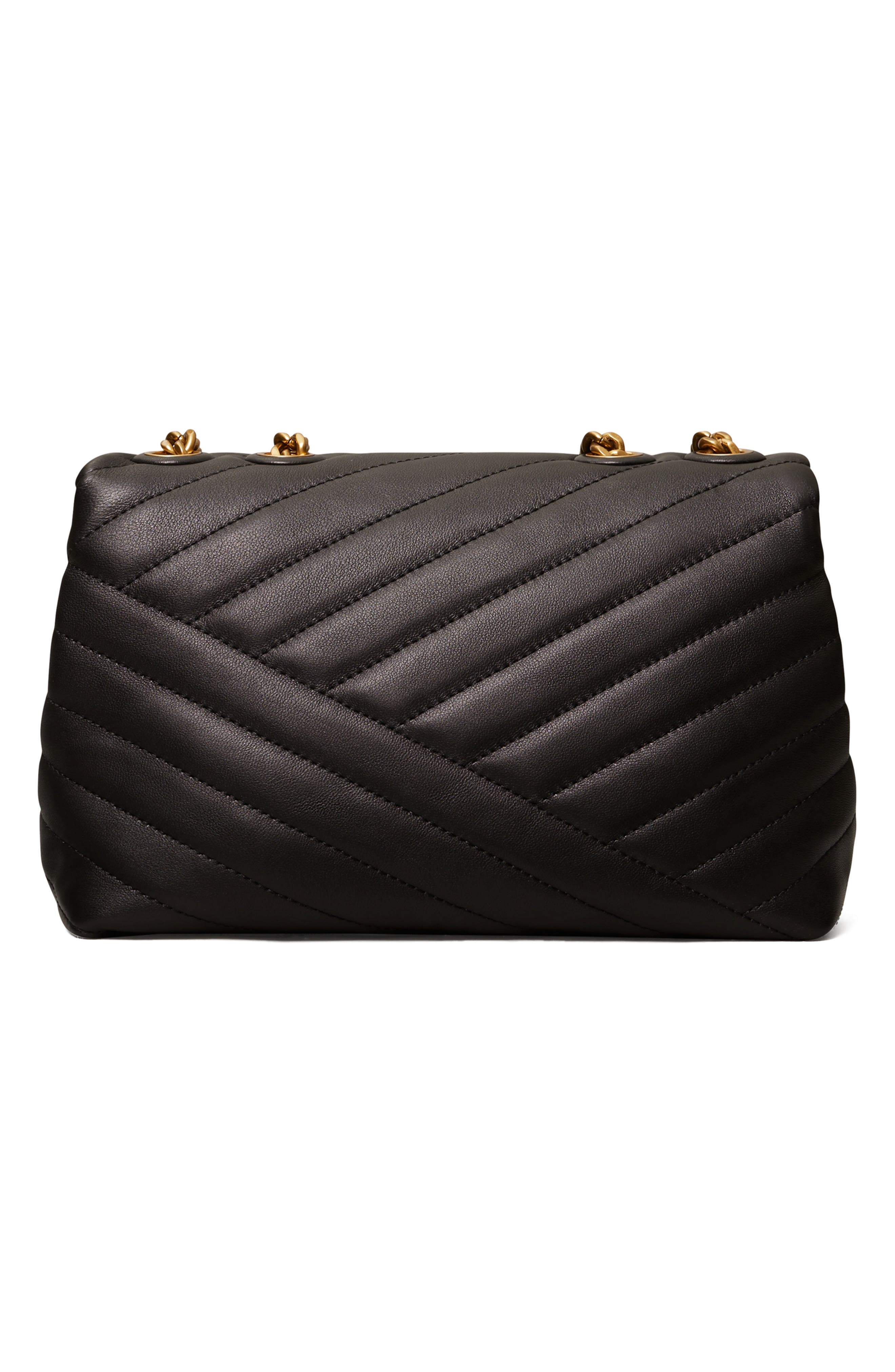 Tory Burch Kira Chevron Quilted Small Convertible Leather Crossbody Bag, Alternate, color, 