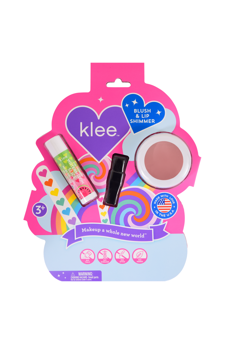 Klee Naturals Skylight Pulse - Kids' Blush Lip Shimmer Set, Alternate, color, Light Pink