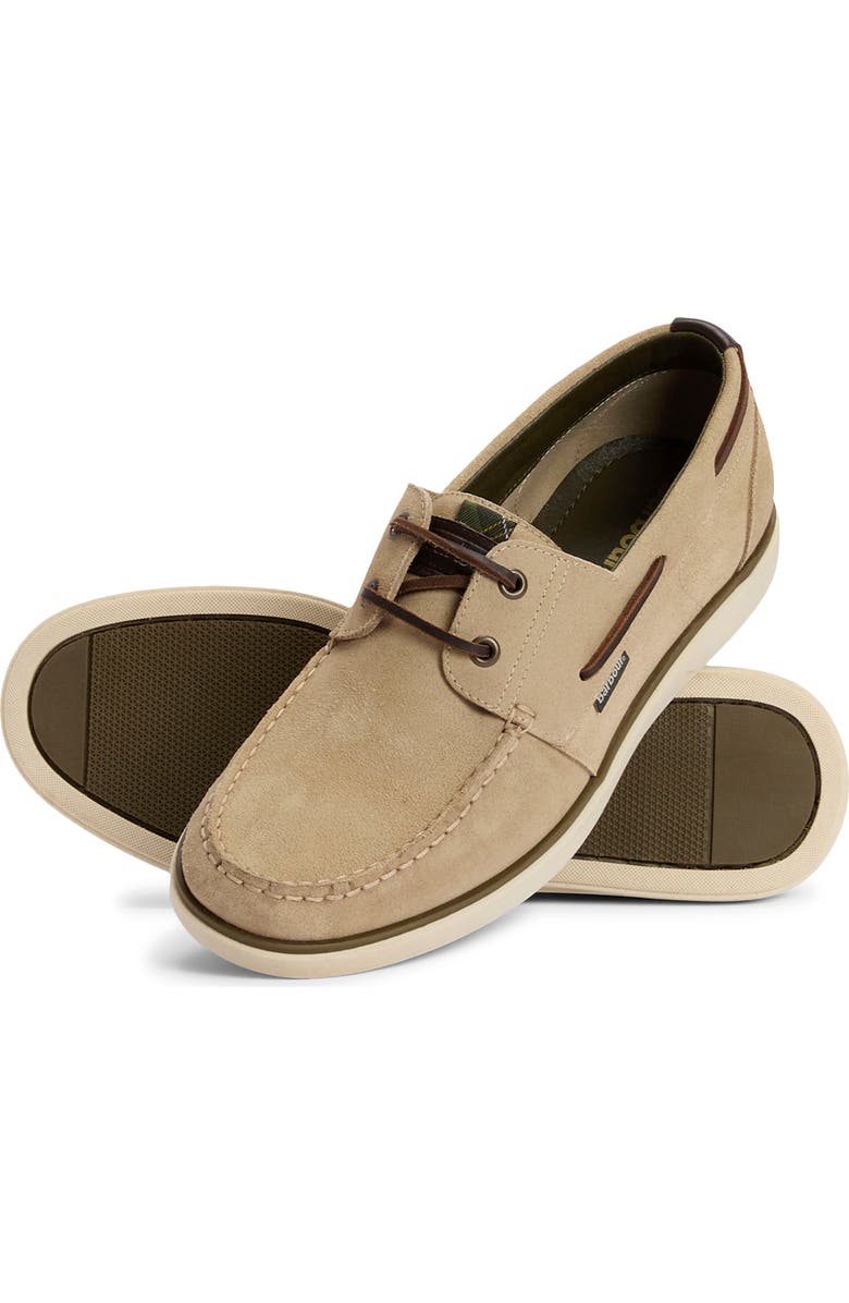 Barbour Rothley Boat Shoe, Alternate, color, Taupe Suede
