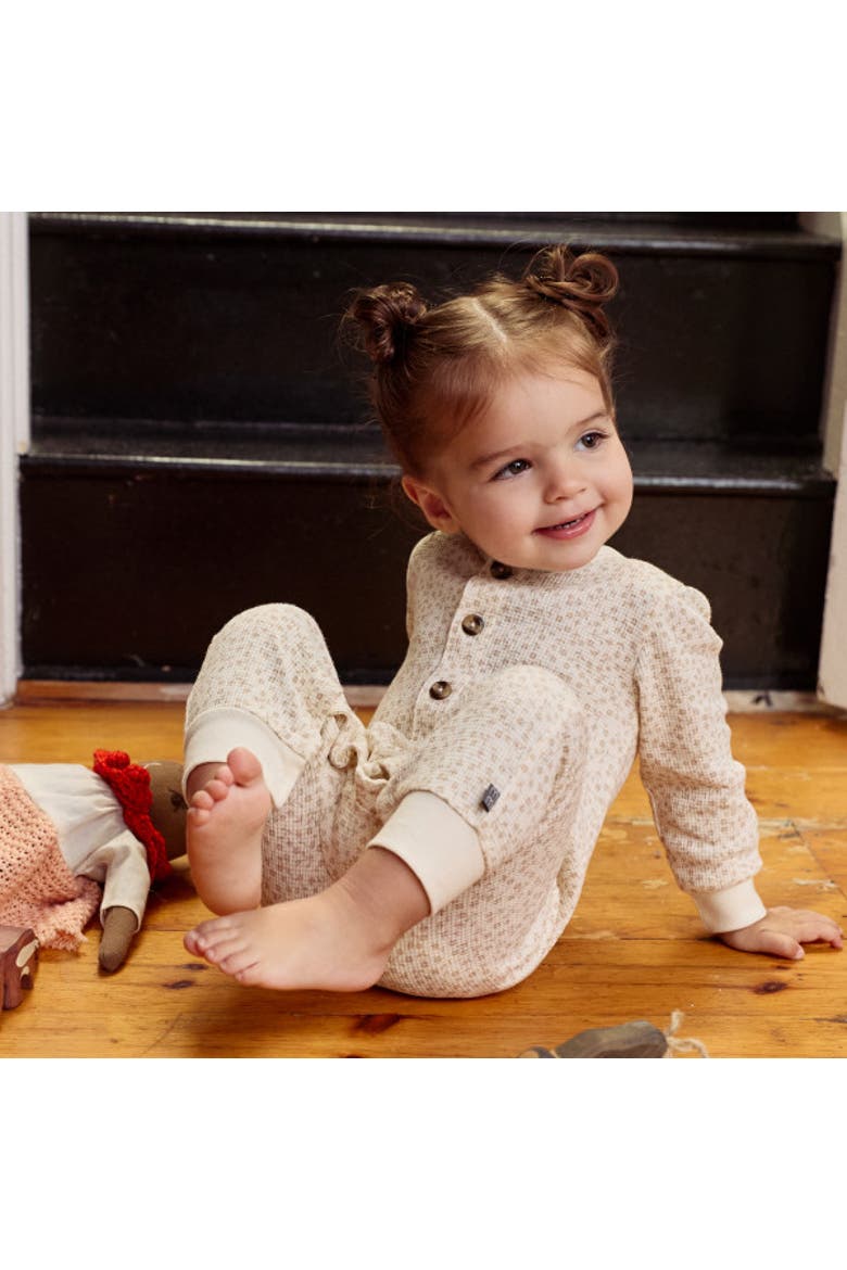 Slouch Romper, Alternate, color, Ivory Ditsy Floral